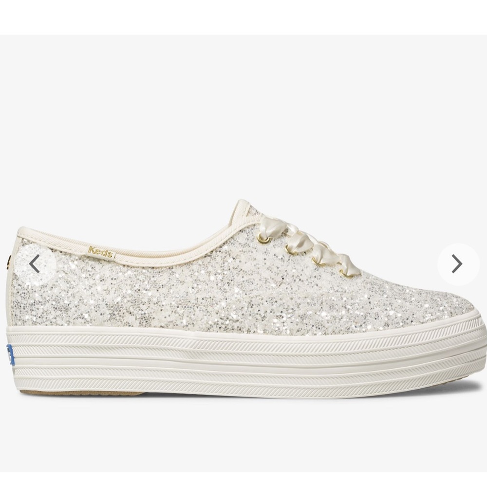 Keds x Kate Spade Glitter Platform Sneakers